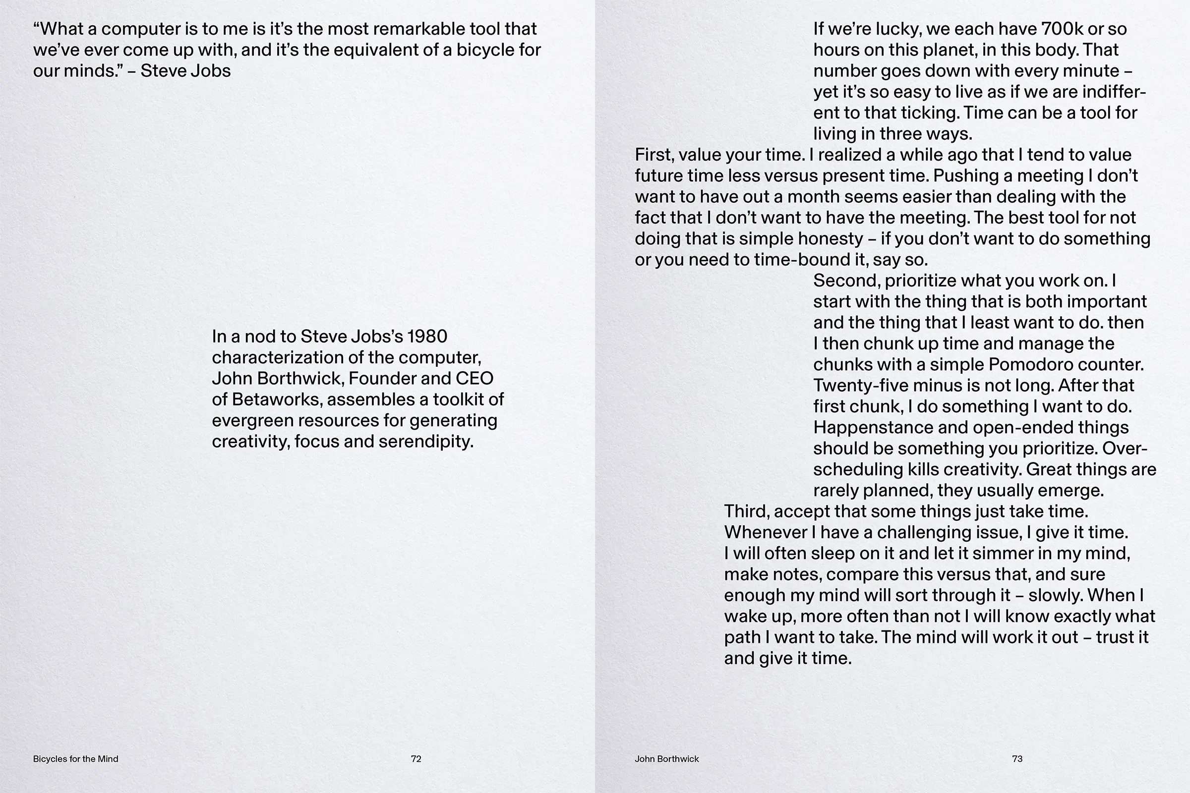 Eighth page spread of the zine